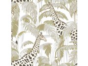 Vliesová tapeta na zeď, zelená, žirafy, 15527, Botany House, Cristiana Masi by Parato