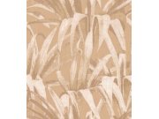 Vliesová tapeta na zeď, hnědo-béžová, listy, 15524, Botany House, Cristiana Masi by Parato Tapety Yara - Parato by Cristiana Masi