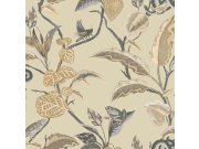 Vliesová tapeta na zeď, zeleno-béžová, listy, 15509, Botany House, Cristiana Masi by Parato