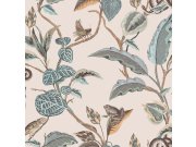 Vliesová tapeta na zeď, šedo-béžová, listy, 15508, Botany House, Cristiana Masi by Parato