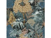 Vliesová tapeta na zeď, modrá, listy, 15502, Botany House, Cristiana Masi by Parato