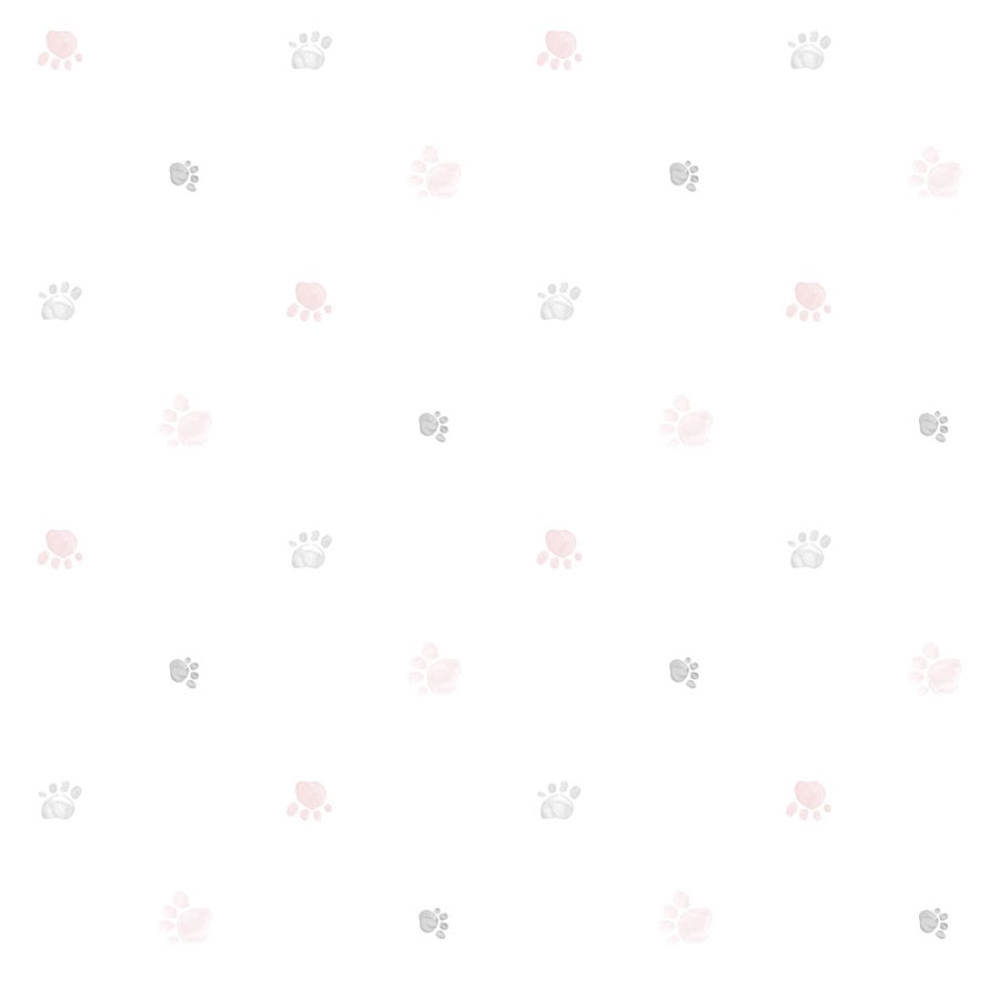 Dětská papírová tapeta na zeď, Tlapky, 228-2, Lullaby, ICH Wallcoverings - Papírové tapety