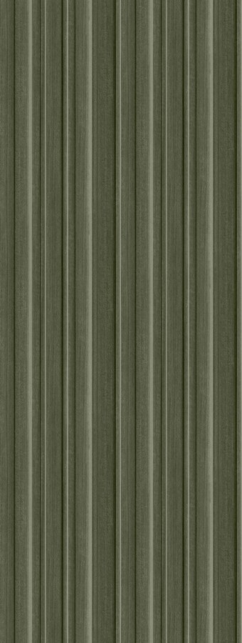 Vliesová obrazová tapeta na zeď, 3D imitace lamel, zelená, FW4043-4, Feature Walls, Decoprint - Vliesové tapety