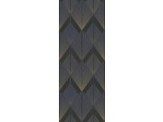 Geometrická vliesová obrazová tapeta na zeď, modrá, FW4035-1, Feature Walls, Decoprint