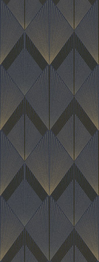 Geometrická vliesová obrazová tapeta na zeď, modrá, FW4035-1, Feature Walls, Decoprint - Vliesové tapety