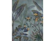 Vliesová fototapeta na zeď, modrá, listy, FW4066-1, Feature Walls, Decoprint