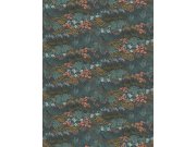 Vliesová obrazová tapeta na zeď, modrá, květiny, FW4062-4, Feature Walls, Decoprint