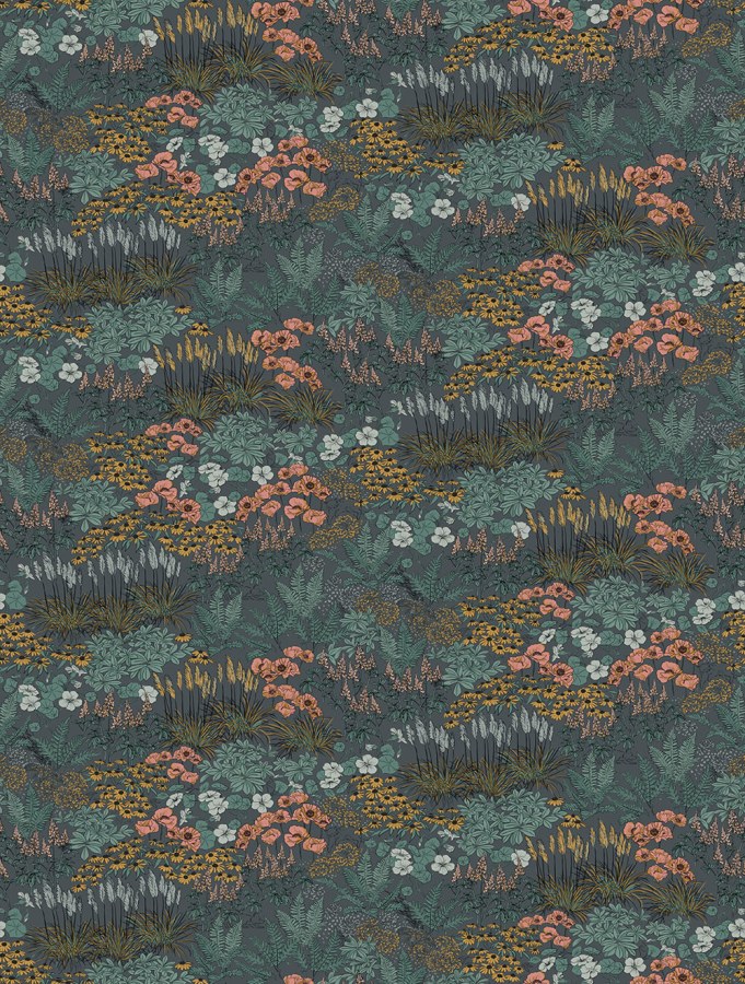 Tapety Yara - Tapety dle materiálu - Vliesové tapety - Vliesová obrazová tapeta na zeď, modrá, květiny, FW4062-4, Feature Walls, Decoprint Vliesová obrazová tapeta na zeď, modrá, květiny, FW4062-4, Feature Walls, Decoprint - Vliesové tapety