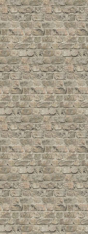 Vliesová obrazová tapeta na zeď, šedo-béžová, cihly, FW4055-3, Feature Walls, Decoprint - Vliesové tapety