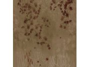 Vliesová obrazová tapeta na zeď, hnědá, větvičky, listy, FW4026-2, Feature Walls, Decoprint