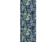Vliesová obrazová tapeta na zeď, modrá, květiny, FW4025-1, Feature Walls, Decoprint