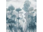 Vliesová obrazová tapeta na zeď, modrá, les, stromy, FW4024-5, Feature Walls, Decoprint