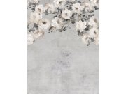 Vliesová obrazová tapeta na zeď, šedá, květiny, FW4023-3, Feature Walls, Decoprint Tapety Yara - Decoprint