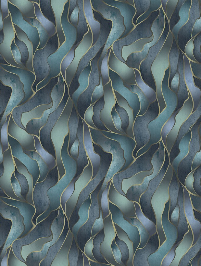 Tapety Yara - Tapety dle materiálu - Vliesové tapety - Grafická vliesová obrazová tapeta na zeď, modrá, FW4010-2, Feature Walls, Decoprint Grafická vliesová obrazová tapeta na zeď, modrá, FW4010-2, Feature Walls, Decoprint - Vliesové tapety