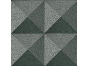 Geometrická vliesová tapeta na zeď, šedo-černá, SA524105, Santa Fe, Design ID