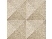 Geometrická vliesová tapeta na zeď, hnědo-béžová, SA524103, Santa Fe, Design ID