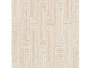 Geometrická vliesová tapeta na zeď, béžová, SA524012, Santa Fe, Design ID