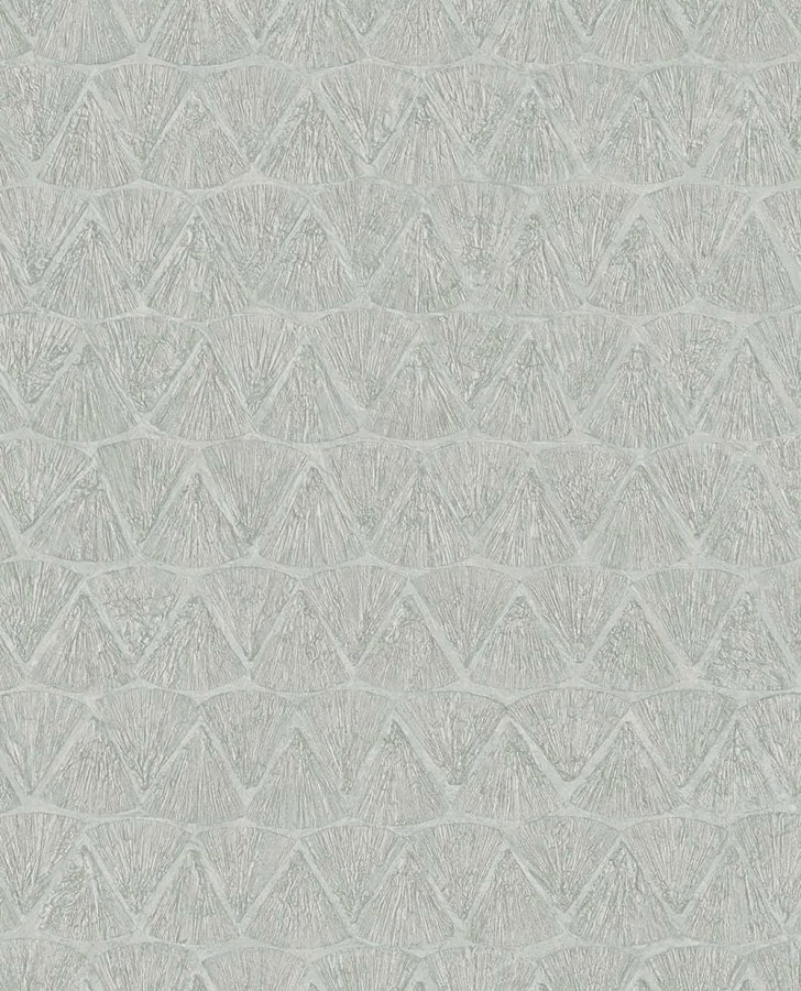 Geometrická vliesová tapeta na zeď, zelená, 340348, Sensory Eijffinger - Vliesové tapety