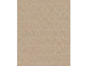 Geometrická vliesová tapeta na zeď, hnědá, 340343, Sensory Eijffinger