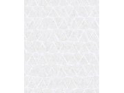 Tapety Yara Tapety dle materiálu Vliesové tapety - Geometrická vliesová tapeta na zeď, krémovo-stříbrná, 340340, Sensory Eijffinger Geometrická vliesová tapeta na zeď, krémovo-stříbrná, 340340, Sensory Eijffinger