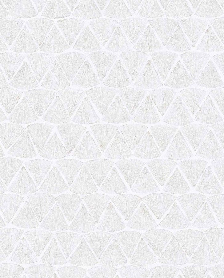 Geometrická vliesová tapeta na zeď, krémovo-stříbrná, 340340, Sensory Eijffinger - Vliesové tapety