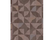 Tapety Yara Tapety dle materiálu Vliesové tapety - Geometrická vliesová tapeta na zeď, hnědá, 340323, Sensory Eijffinger Geometrická vliesová tapeta na zeď, hnědá, 340323, Sensory Eijffinger