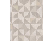 Geometrická vliesová tapeta na zeď, hnědo-béžová, 340322, Sensory Eijffinger