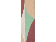 Tapety Yara Tapety dle materiálu Vliesové tapety - Geometrická vliesová obrazová tapeta na zeď, zeleno-hnědá, DGAMA3023-300, Amani, Masureel Geometrická vliesová obrazová tapeta na zeď, zeleno-hnědá, DGAMA3023-300, Amani, Masureel
