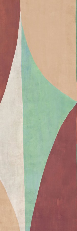 Geometrická vliesová obrazová tapeta na zeď, zeleno-hnědá, DGAMA3023-260, Amani, Masureel - Vliesové tapety