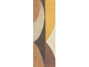 Geometrická vliesová obrazová tapeta na zeď, hnědá, DGAMA3011-260, Amani, Masureel Tapety Yara - Masureel