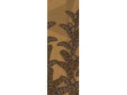 Vliesová obrazová tapeta na zeď, hnědá, listy, DGAMA2011-300, Amani, Masureel Tapety Yara - Masureel