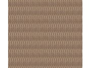 Geometrická vliesová tapeta na zeď, hnědá, etno, AMA203, Amani, Masureel