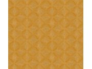 Geometrická vliesová tapeta na zeď, okrová, etno, AMA104, Amani, Masureel