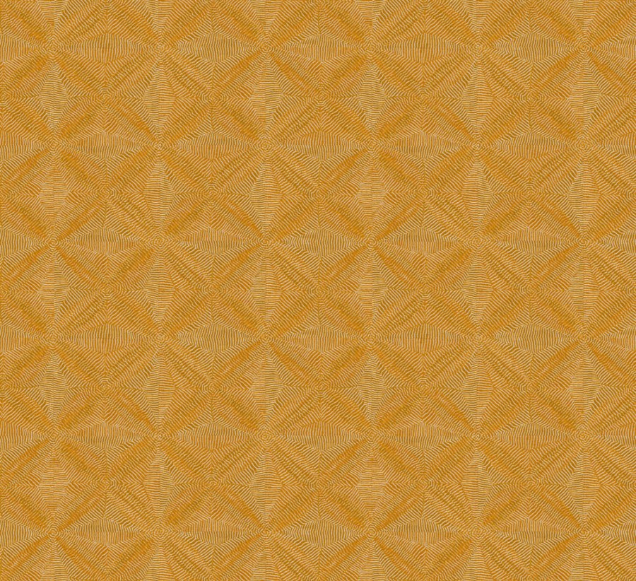 Geometrická vliesová tapeta na zeď, okrová, etno, AMA104, Amani, Masureel - Vliesové tapety