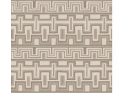 Geometrická vliesová tapeta na zeď, béžová, etno, AMA001, Amani, Masureel Tapety Yara - Masureel