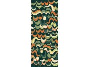 Vliesová obrazová tapeta na zeď, zelená, vlnky, DGRHA1042-260, Rhapsody, Masureel