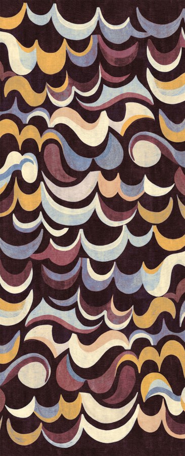 Vliesová obrazová tapeta na zeď, vlnky, DGRHA1031-260, Rhapsody, Masureel - Vliesové tapety