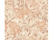 Vliesová tapeta na zeď, béžovo-růžová, květiny, RHA005, Rhapsody, Masureel