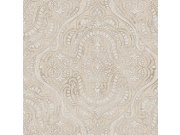 Luxusní vliesová tapeta na zeď, šedo-béžová, zámecká, 42212, Aura, Cristiana Masi by Parato