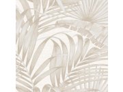 Luxusní vliesová tapeta na zeď, krémová, listy, 42201, Aura, Cristiana Masi by Parato