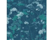 Vliesová tapeta na zeď, modro-zelená, rostliny, trávy, 124106, Utopia, Graham Brown Premium