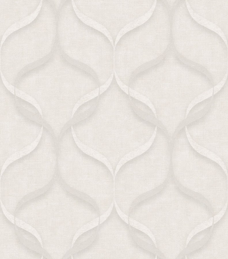 Luxusní vliesová tapeta na zeď, šedo-krémová, ornamenty, Z15529, Mini Trend, Zambaiti Parati - Vliesové tapety