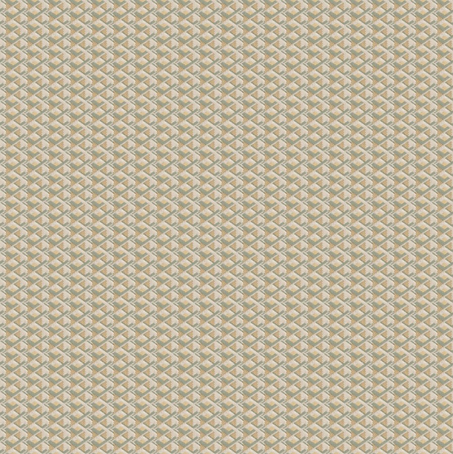 Luxusní geometrická vliesová tapeta na zeď, zelená, Z15504, Mini Trend, Zambaiti Parati - Vliesové tapety