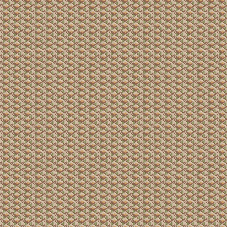 Luxusní geometrická vliesová tapeta na zeď, růžovo-zelená, Z15503, Mini Trend, Zambaiti Parati - Vliesové tapety