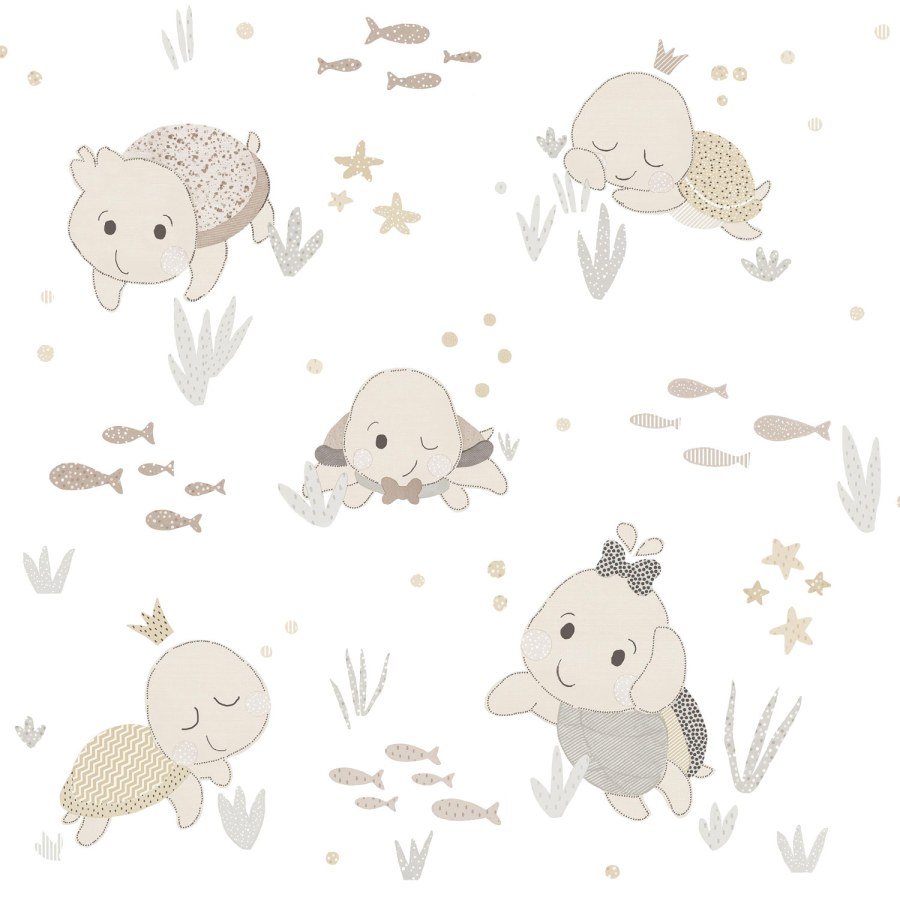 Dětská vliesová tapeta s vodními želvičkami, 14851, Happy, Parato - Vliesové tapety