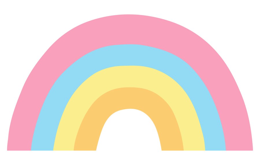 Předklížená vliesová tapeta na zeď, dekorace Duha, PLC039, Platinum Shapes, Decoprint - Vliesové tapety