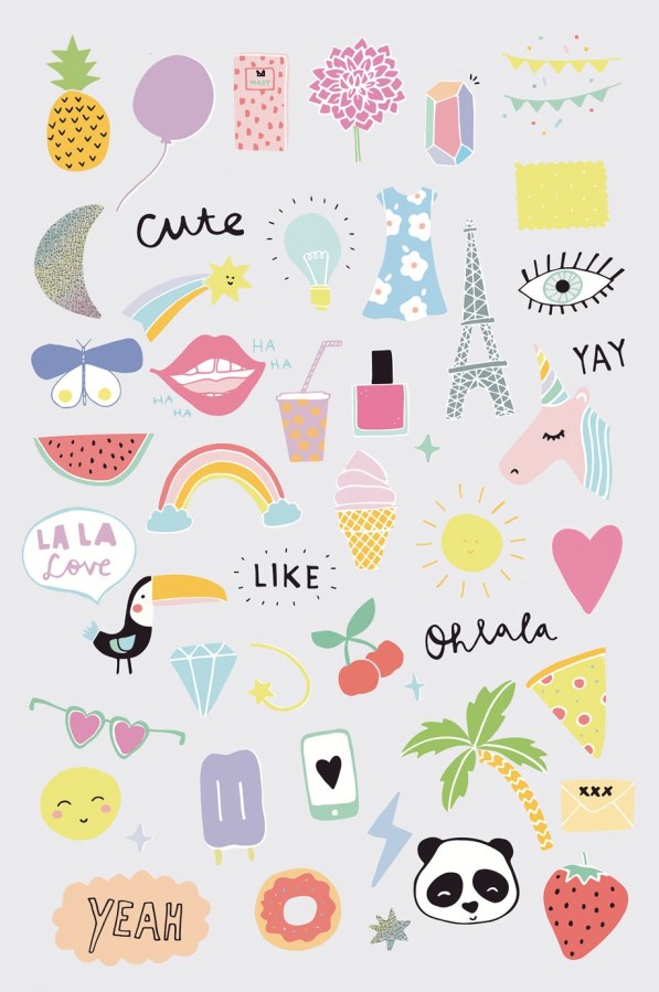 Obrazová tapeta do dívčího pokojíčku 364112, Wallpower Junior, Eijffinger - Vliesové tapety