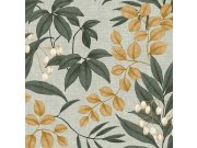 Zelená vliesová tapeta s větvičkami a listy, 122414, Vavex 2026