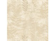 Béžová vliesová tapeta s listy, RE25151, Reflect, Decoprint Tapety Yara - Decoprint