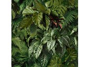 Zelená vliesová tapeta s listy, A58601, Vavex 2025 Tapety Yara - Vavex